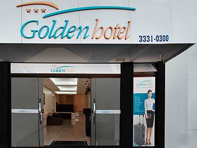 Golden Hotel - O Mais Central - Pet Friendly ชาเปโก ภายนอก รูปภาพ